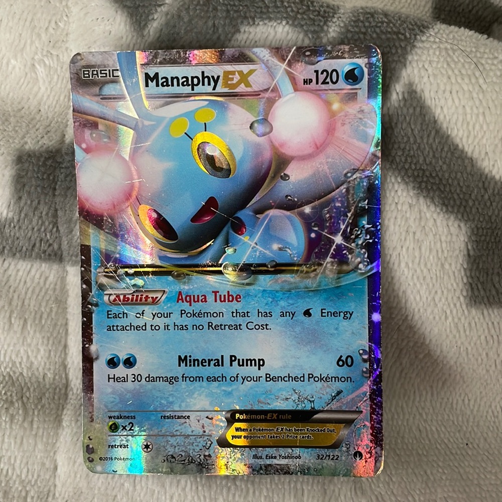 Manaphy EX Pokémon card